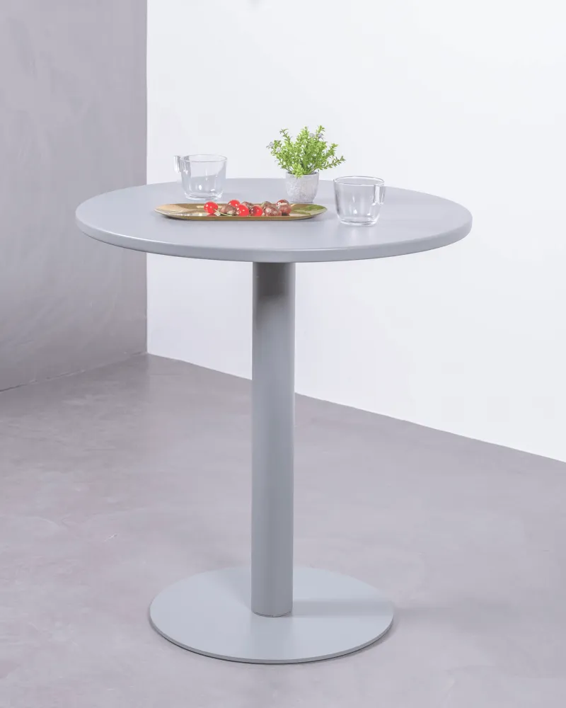 Seville high table in steel for bar or restaurant | Free shipping!