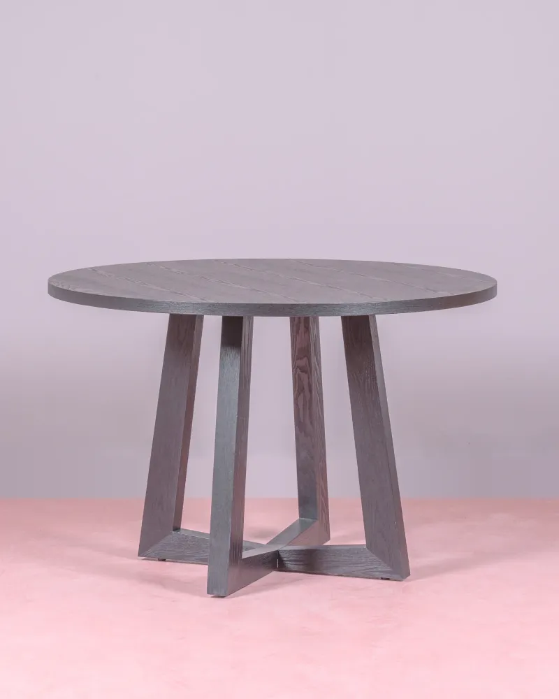 Round dining table in natural ash | 5-year warranty - Nest dream
