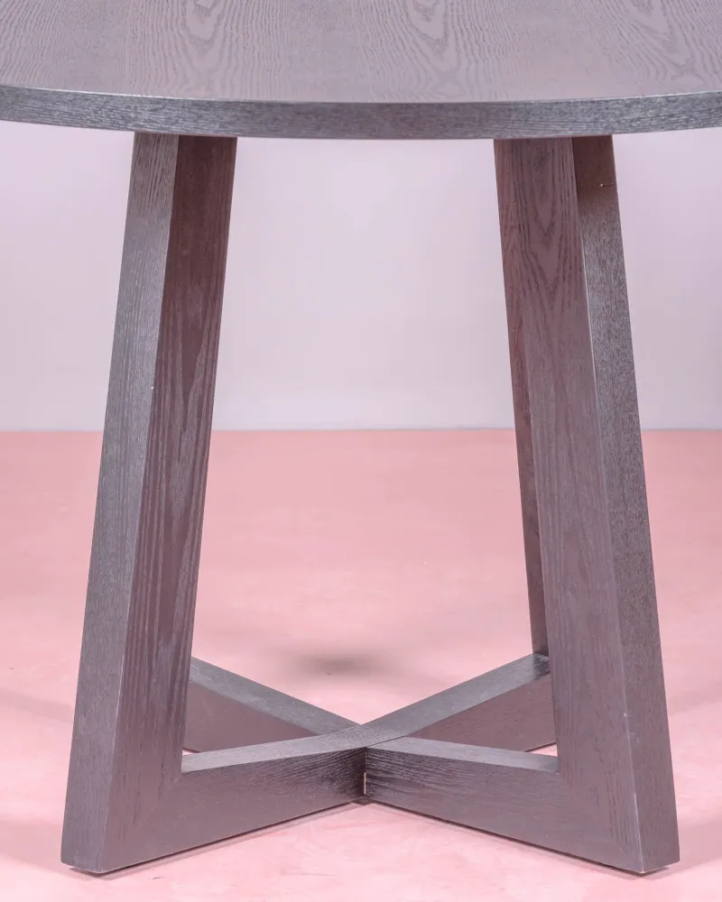 Round dining table in natural ash | 5-year warranty - Nest dream