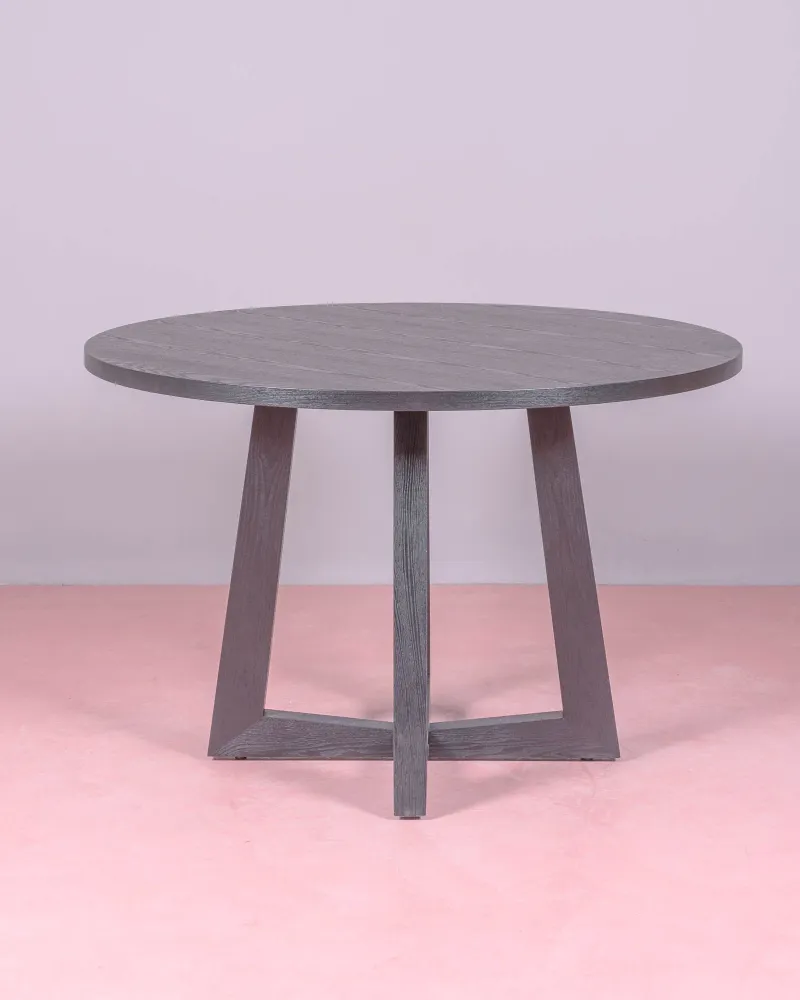 Round dining table in natural ash | 5-year warranty - Nest dream
