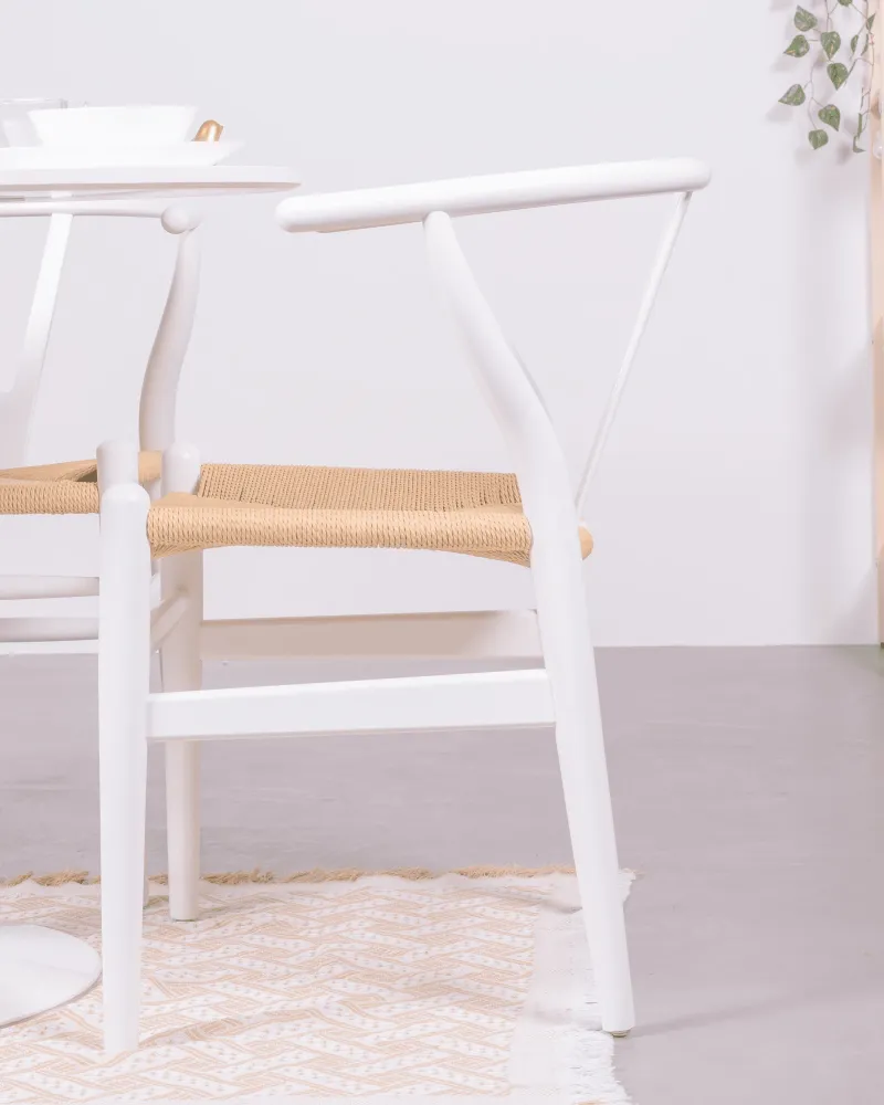 Scandinavian chair in colored beech wood | Free shipping and 5-year warranty