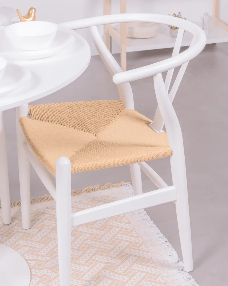 Scandinavian chair in colored beech wood | Free shipping and 5-year warranty