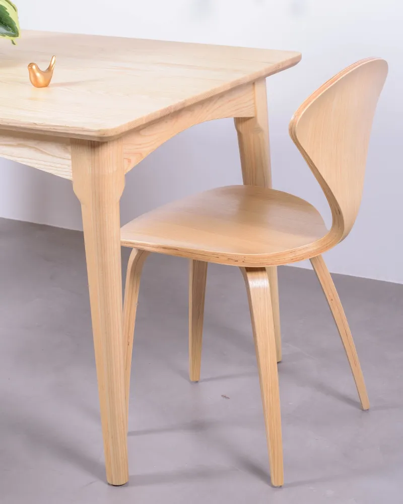 Cherner Scandinavian dining chair in walnut | Free Shipping