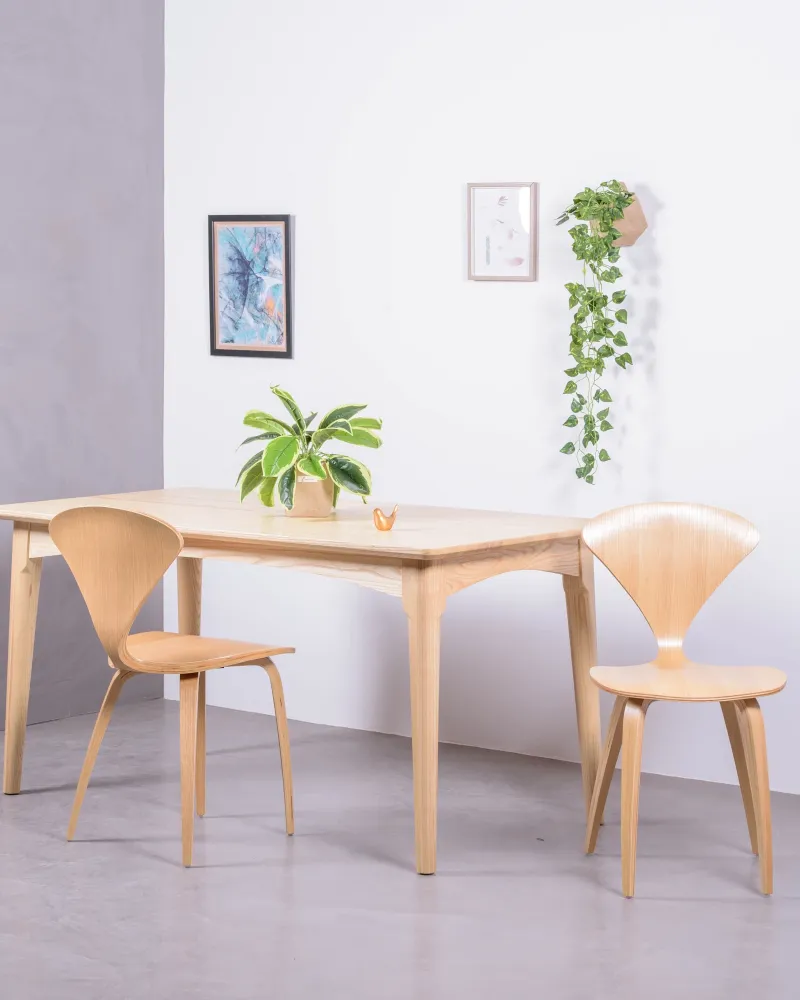 Cherner Scandinavian dining chair in walnut | Free Shipping