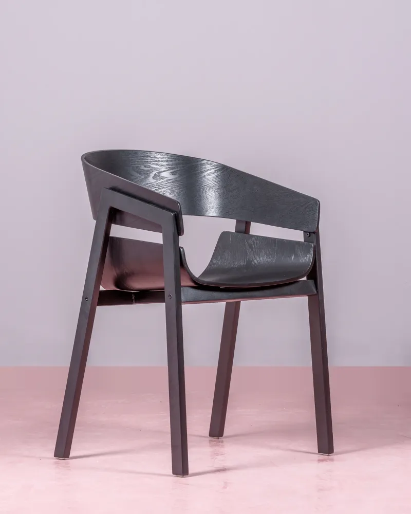 Chaise de salle à manger en bois de frêne naturel | 5 ans de garantie