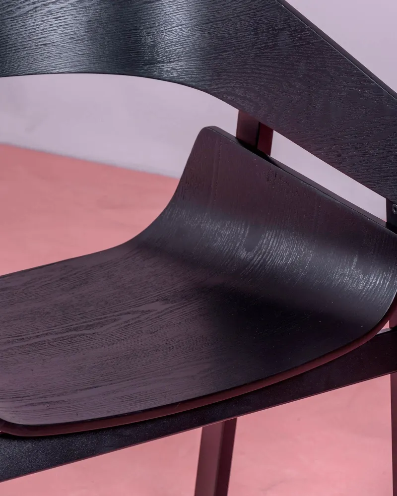 Chaise de salle à manger en bois de frêne naturel | 5 ans de garantie