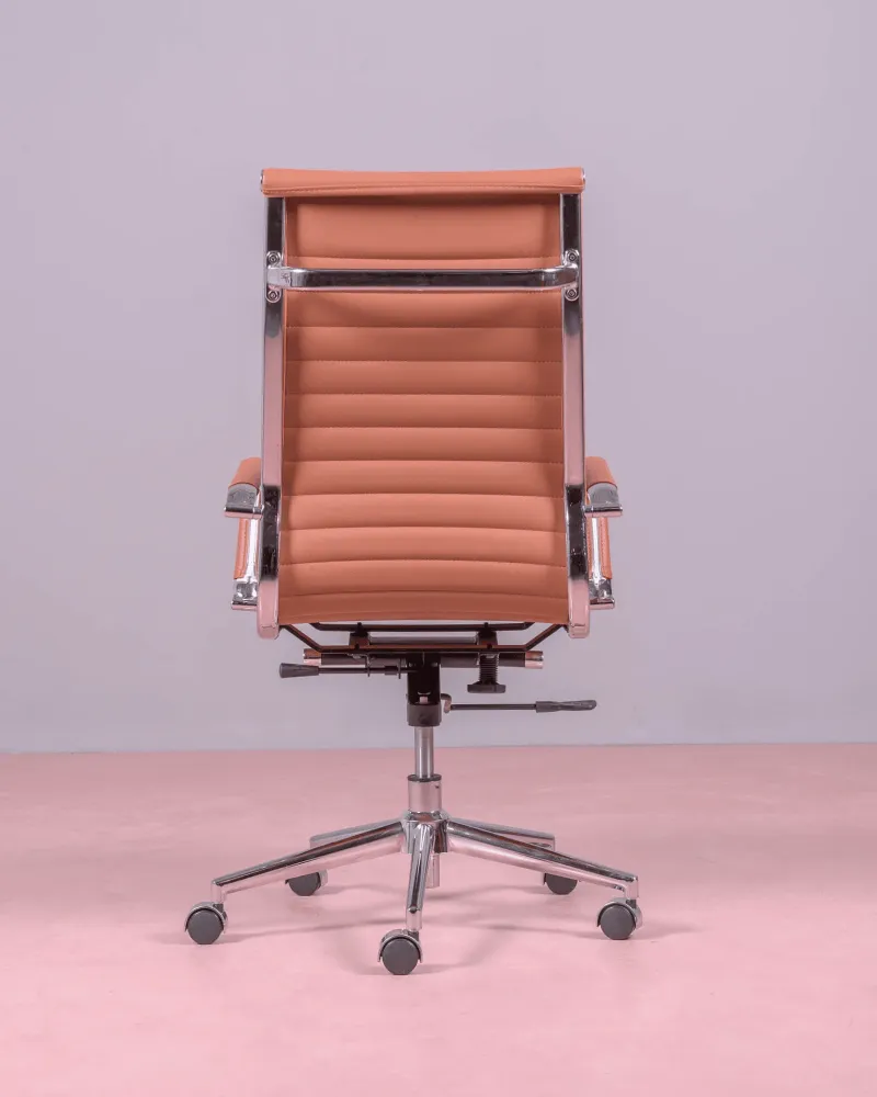 Bürostuhl mit hoher Rückenlehne, gepolstert mit Kunstleder | Nest Dream