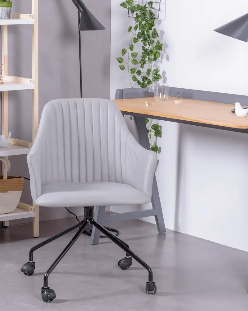 Skyline Kontorstol betrukket med vintage stof | Nest Dream