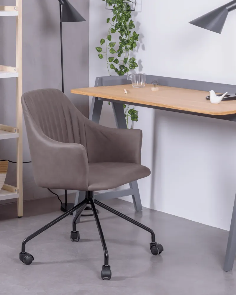Skyline Kontorstol betrukket med vintage stof | Nest Dream