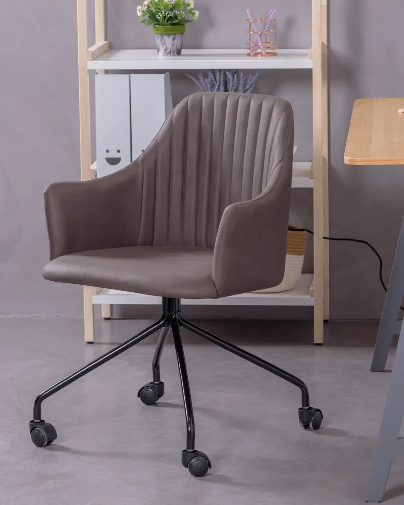 Skyline Kontorstol betrukket med vintage stof | Nest Dream