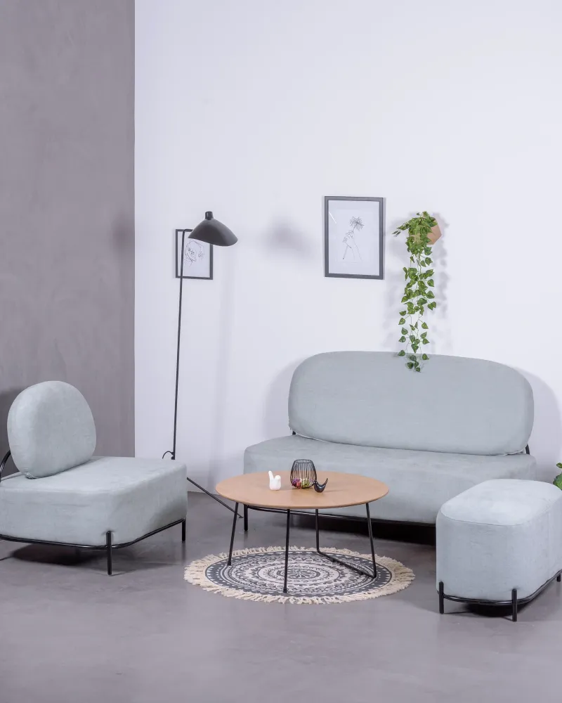 Clair Loveseat Footstool | Fast Shipping | Nest Dream