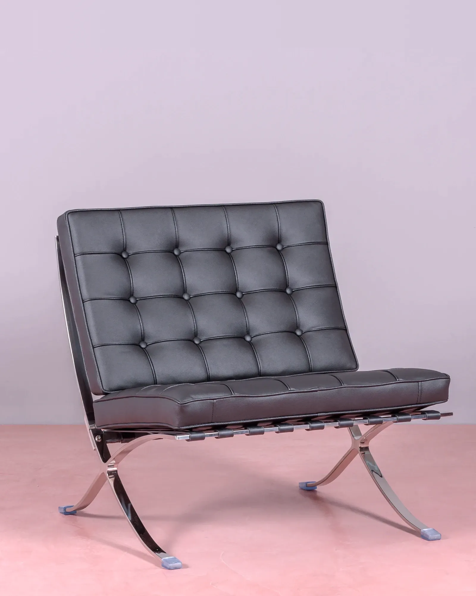Barcelona Chair in leatherette | Office armchairs | Free Shipping