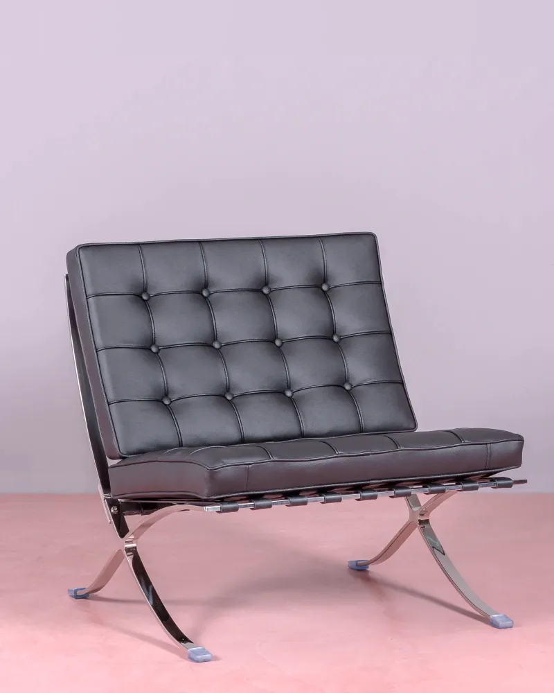Barcelona Chair in leatherette | Office armchairs | Free Shipping