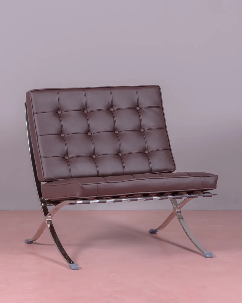 Barcelona Chair in leatherette | Office armchairs | Free Shipping