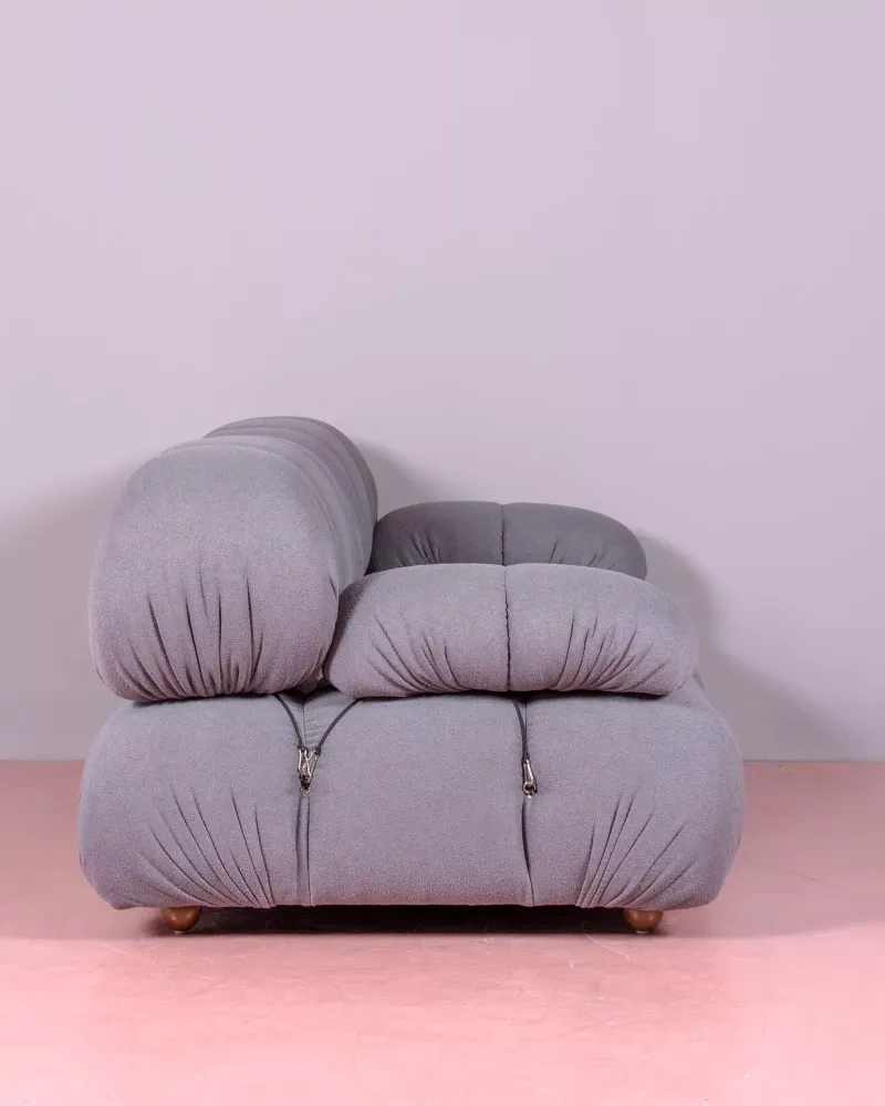 2-piece modular sofa upholstered in bouclé | Free shipping