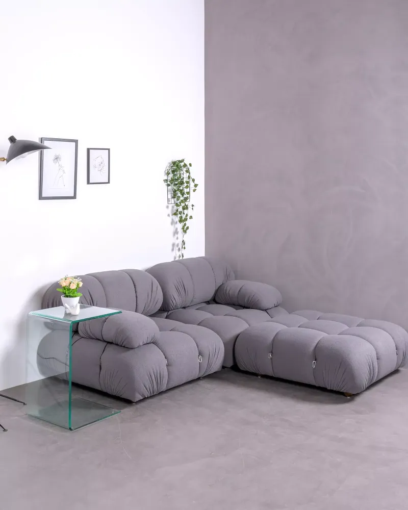 3-delt modulsofa med chaiselong : Gratis forsendelse
