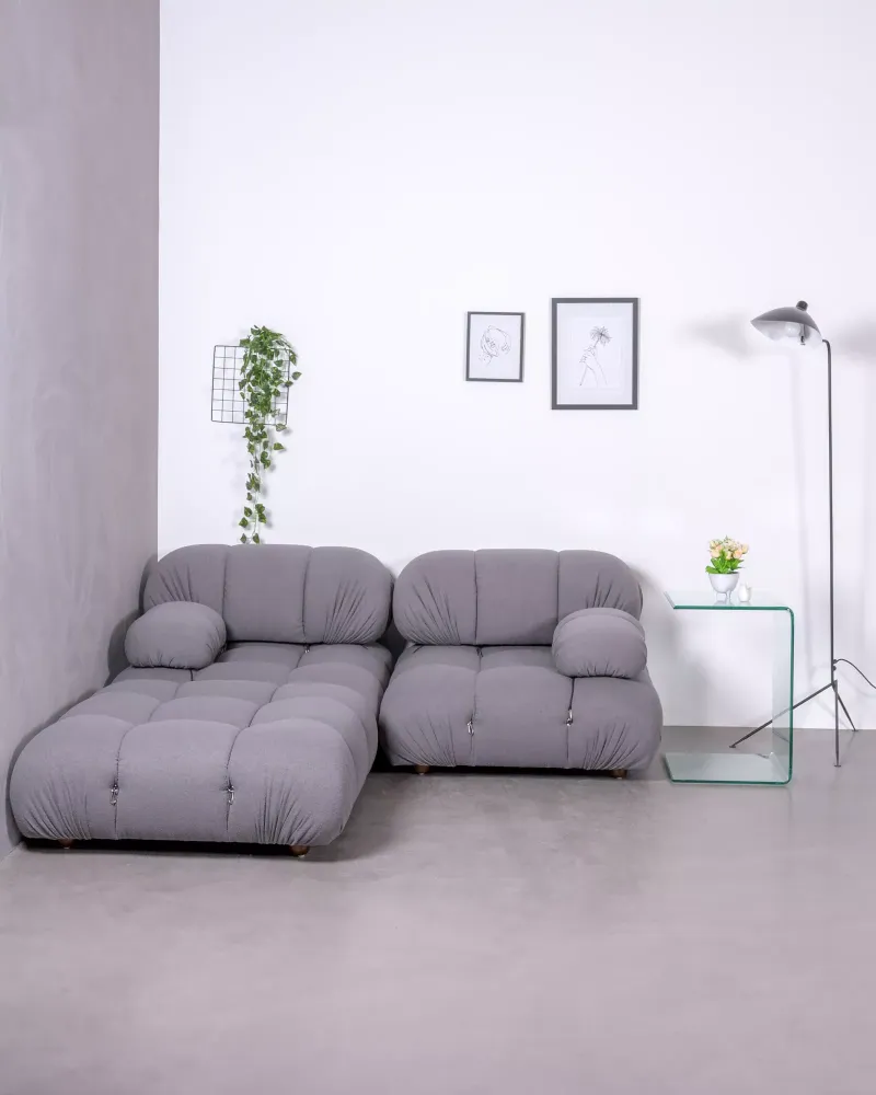 3-delt modulsofa med chaiselong : Gratis forsendelse
