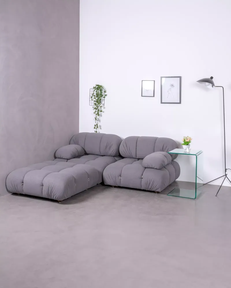 3-delt modulsofa med chaiselong : Gratis forsendelse