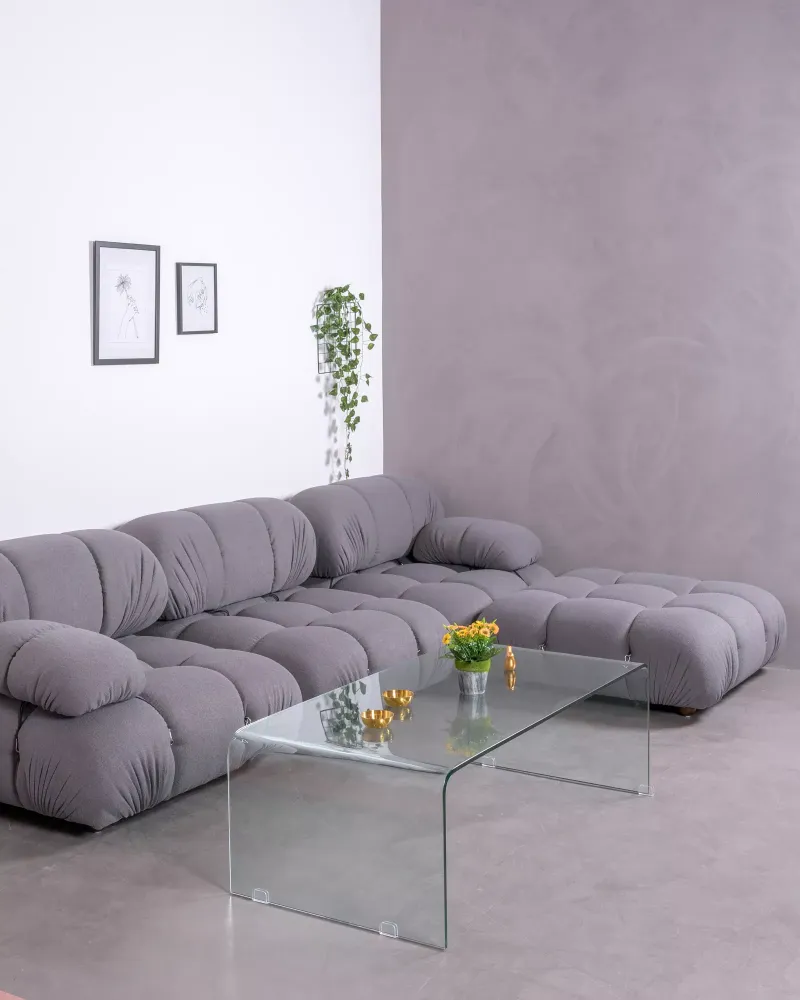4-Piece Modular Sofa with Chaise Lounge | Free shipping