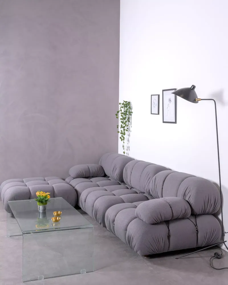 4-Piece Modular Sofa with Chaise Lounge | Free shipping