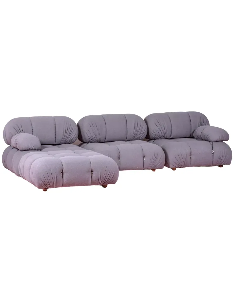 4-Piece Modular Sofa with Chaise Lounge | Free shipping