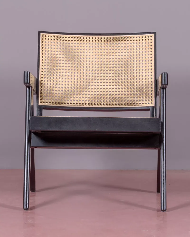 Classic armchair with armrests in teak wood | Free shipping