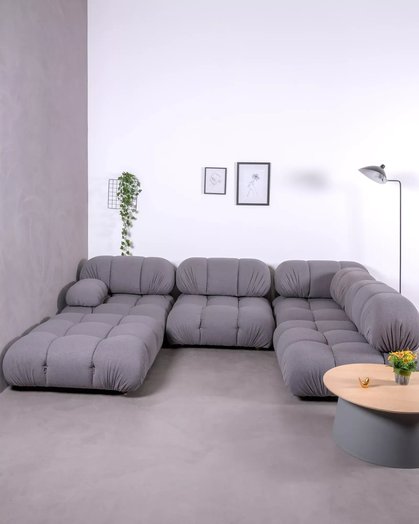 5-Piece U-Shaped Modular Corner Sofa | Nest Dream