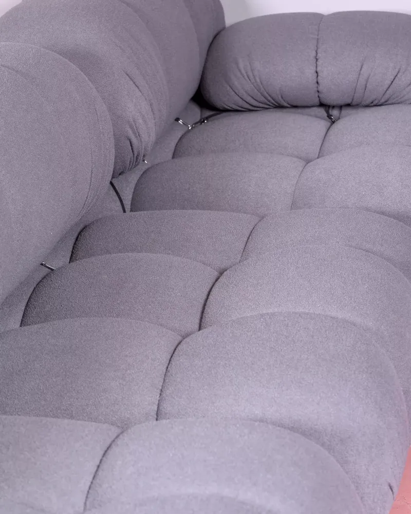 4-piece modular sofa upholstered in bouclé | Free shipping