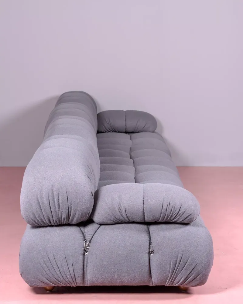 4-piece modular sofa upholstered in bouclé | Free shipping