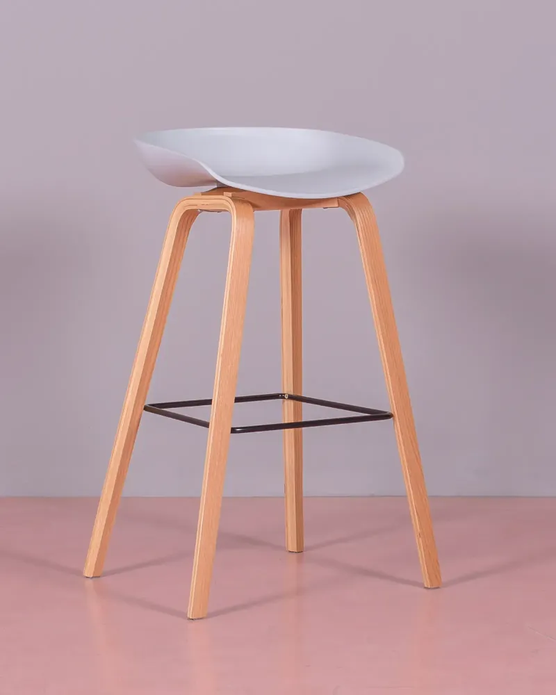 Daxer Taburet în design nordic cu picioare din fag : Nest Dream