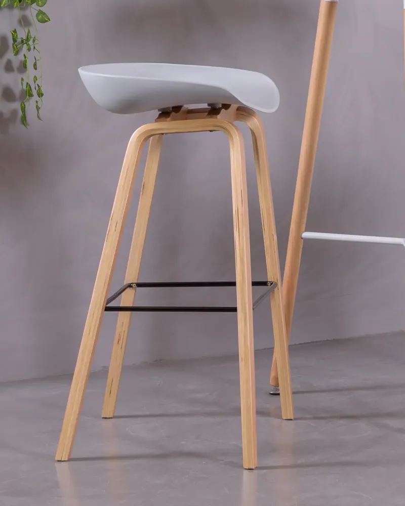 Daxer Taburet în design nordic cu picioare din fag : Nest Dream