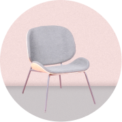 Link to the category of armchairs Low armchairs from the online furniture store Nest Dream