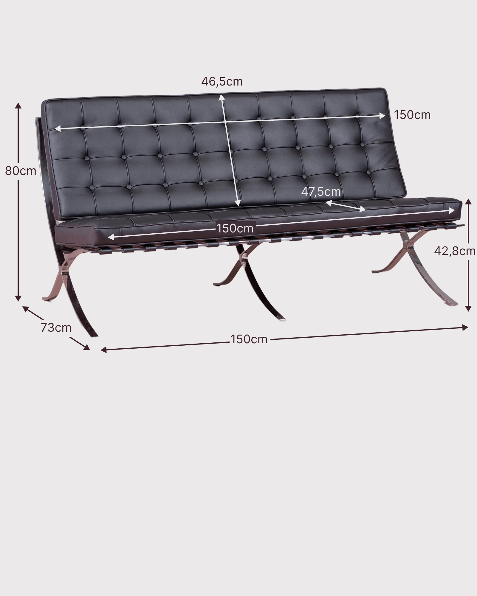 Barcelona 2 online seater sofa